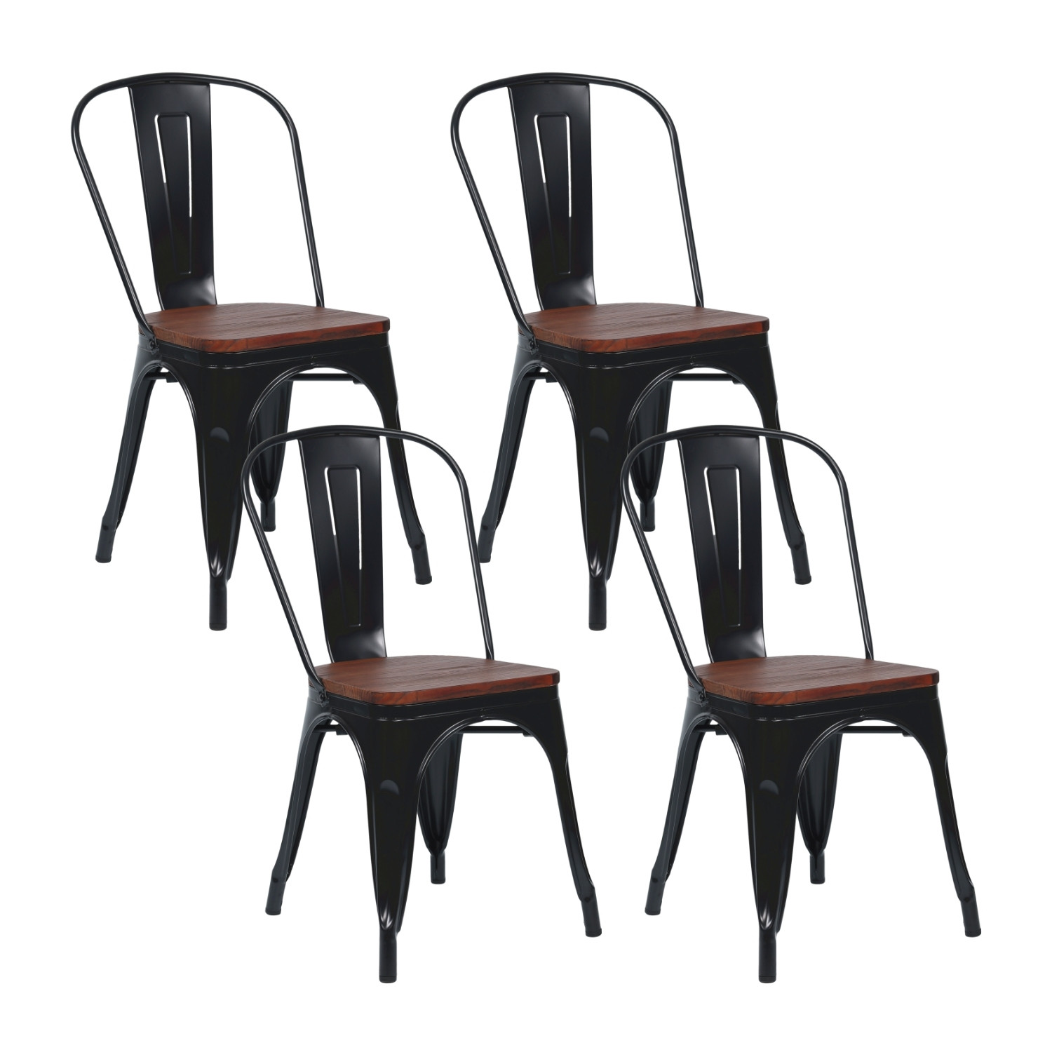 Pack 4 Cadeiras empilháveis...